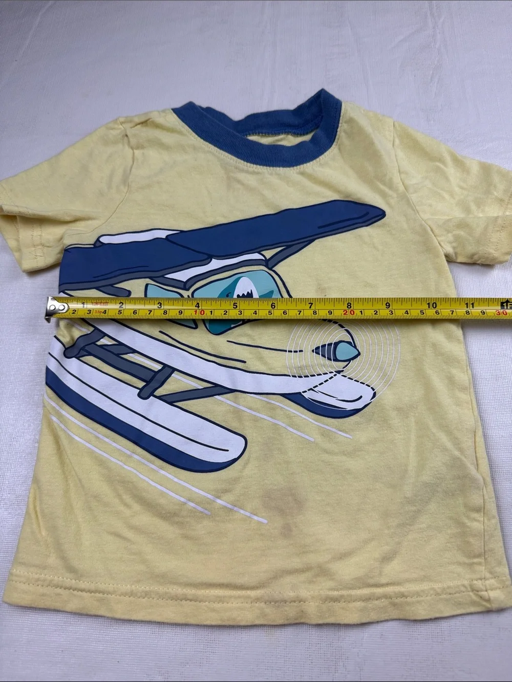 Toddler Boy Bundle  Orange Dinosaur Yellow Shark Seaplane Gray Shark Tee 2T